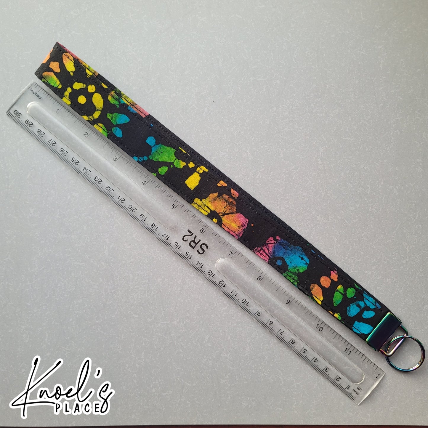 DAHLIA | Handmade Wristlet Keychain Accessory | Stylish Wrist Strap for Keys or Purse