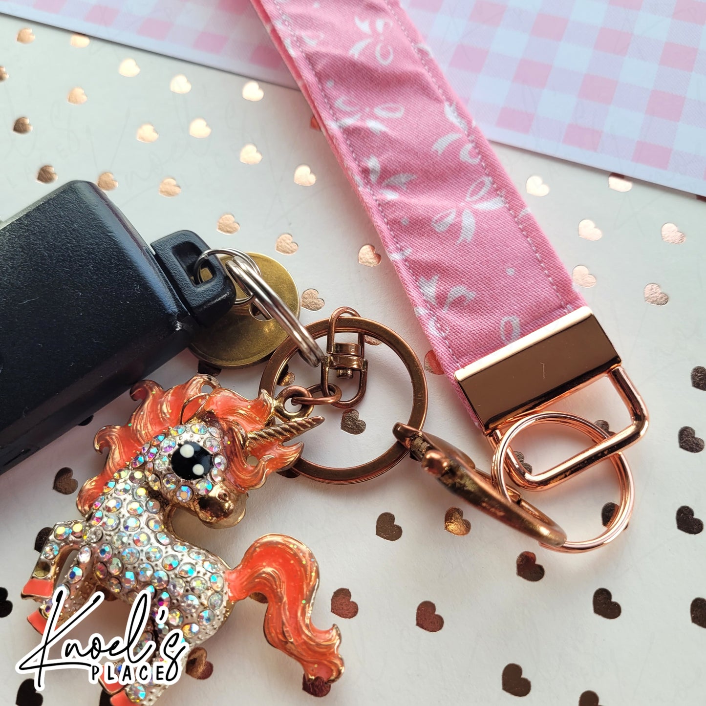SOFIA | Handmade Wristlet Keychain Accessory | Stylish Wrist Strap for Keys or Purse