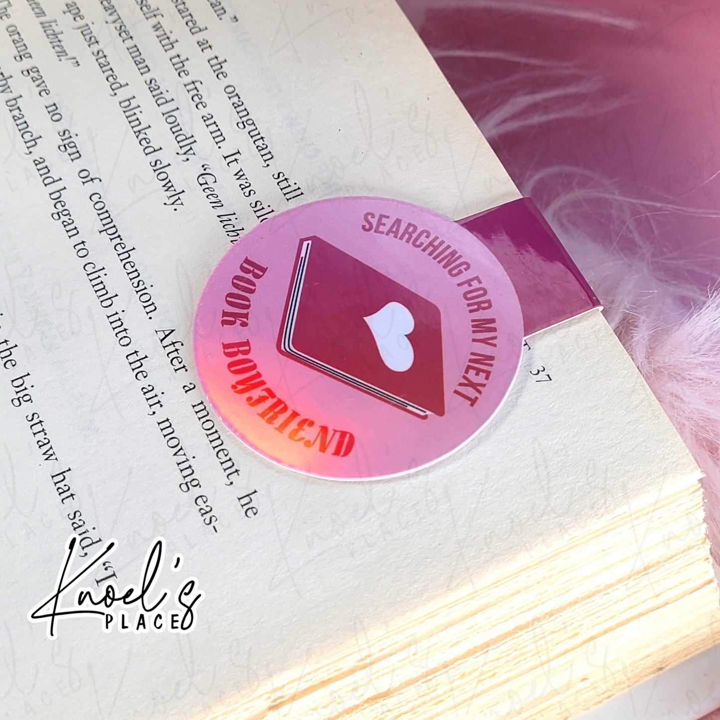 Book Boyfriend Magnetic Bookmark