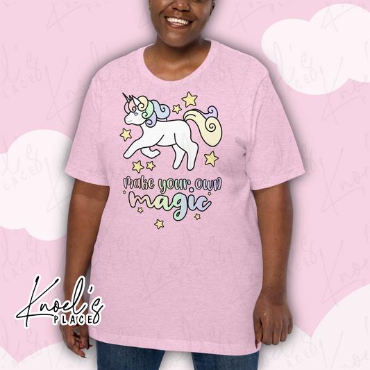 Make Your Own Magic Kawaii Unicorn Unisex t-shirt | Harmony