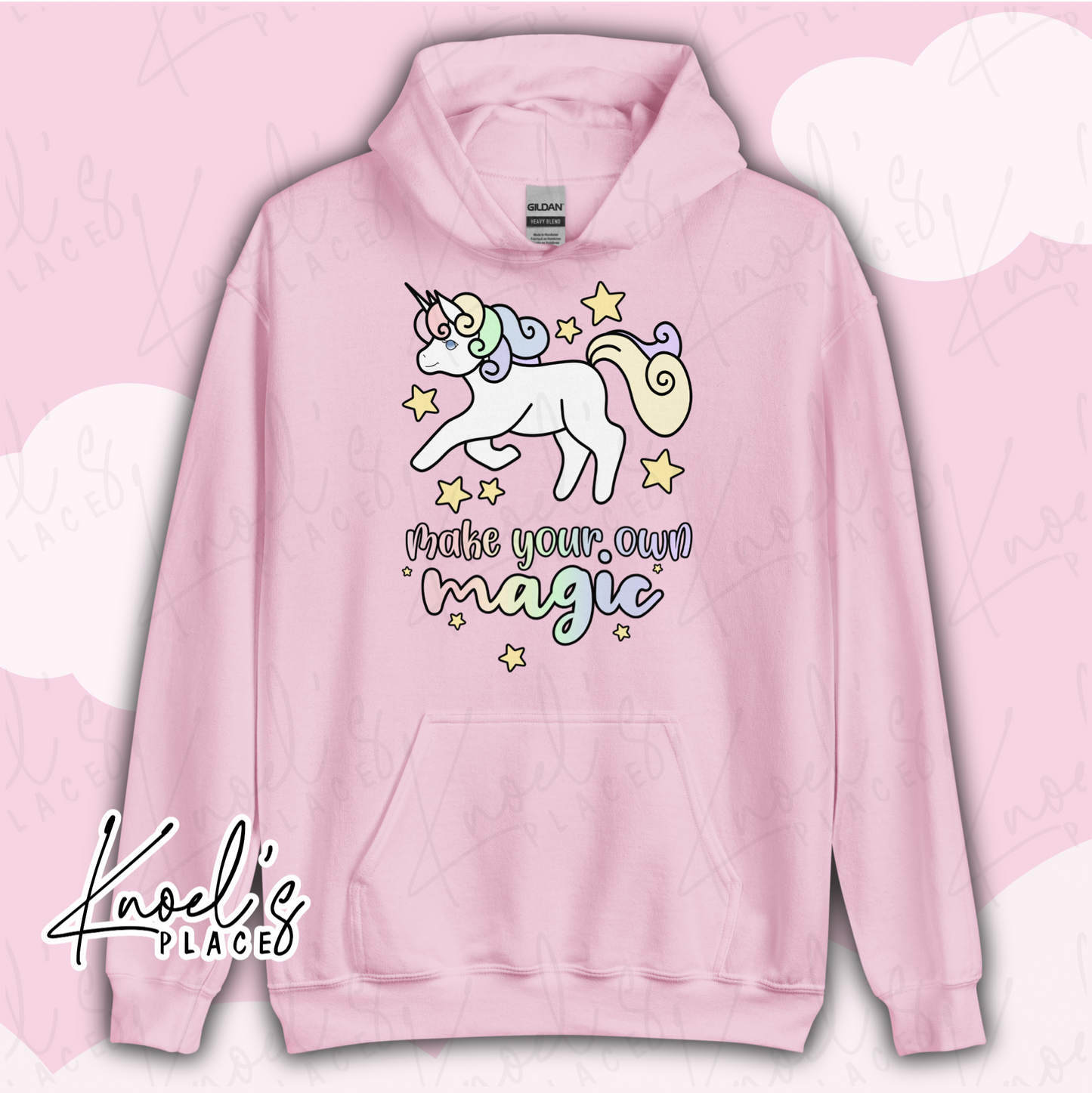 Make Your Own Magic Kawaii Unicorn Unisex Hoodie | Harmony