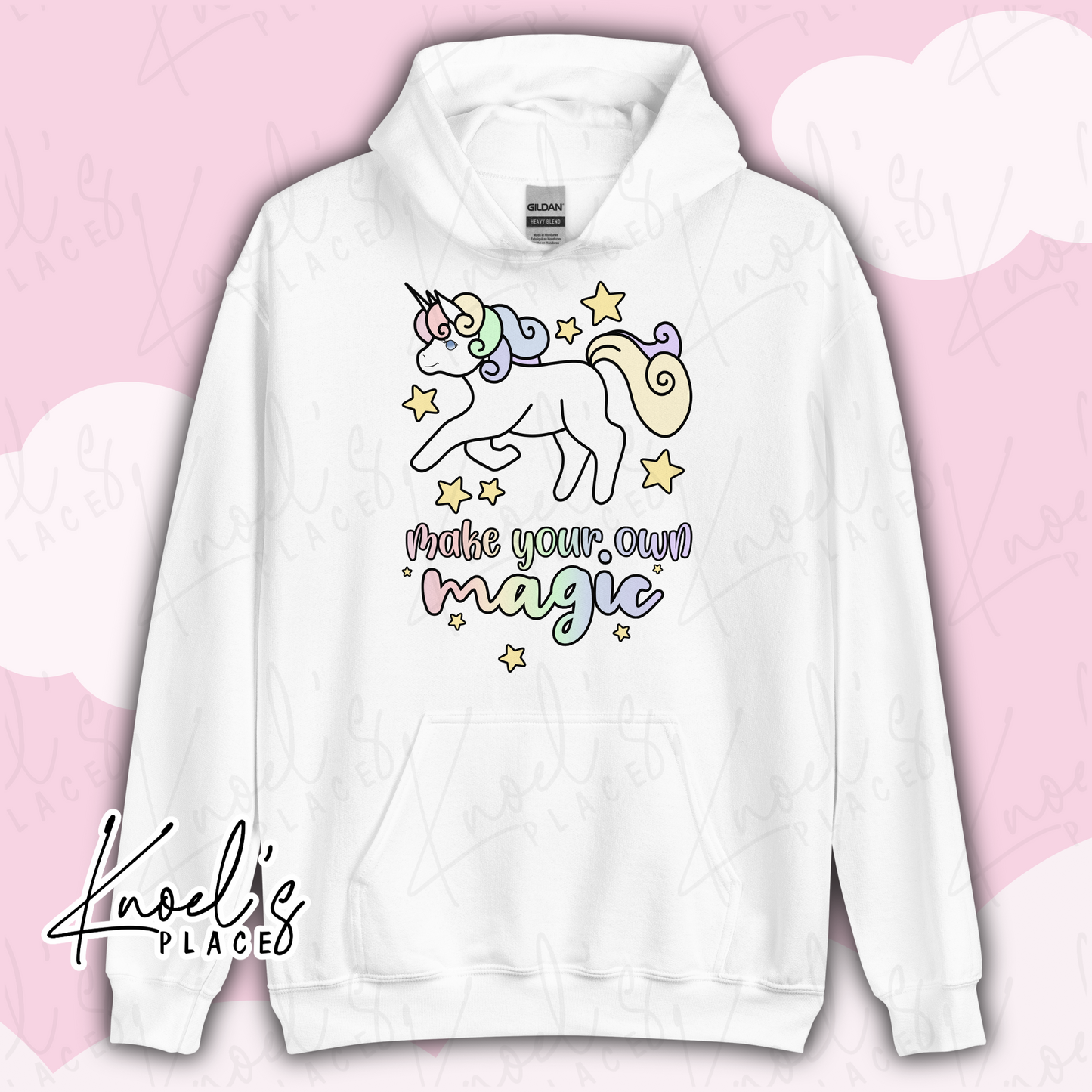 Make Your Own Magic Kawaii Unicorn Unisex Hoodie | Harmony