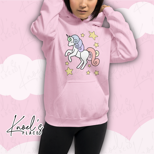 Kawaii Unicorn Unisex Hoodie | Melody