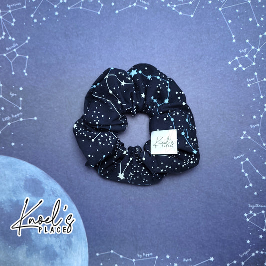 Astral | Constellation Pattern Handmade Cotton Scrunchies