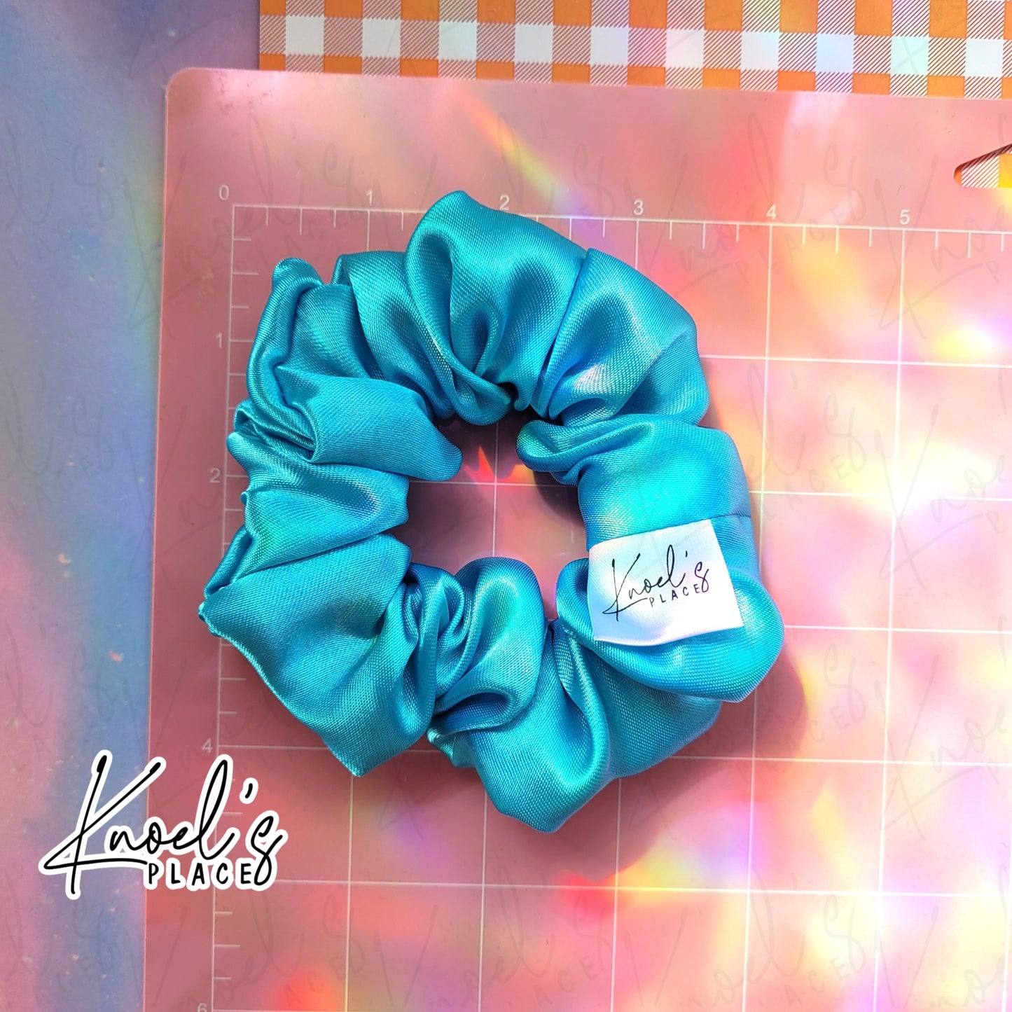 Cloud Soda (Blue) | Neon Picnic Scrunchie | Luxe & Basic Sizes