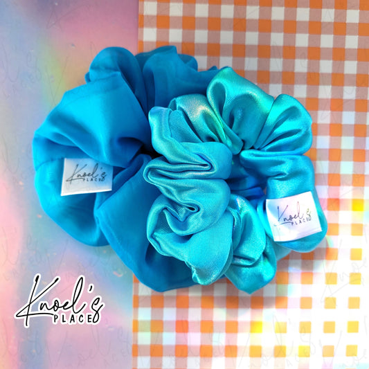 Cloud Soda (Blue) | Neon Picnic Scrunchie | Luxe & Basic Sizes