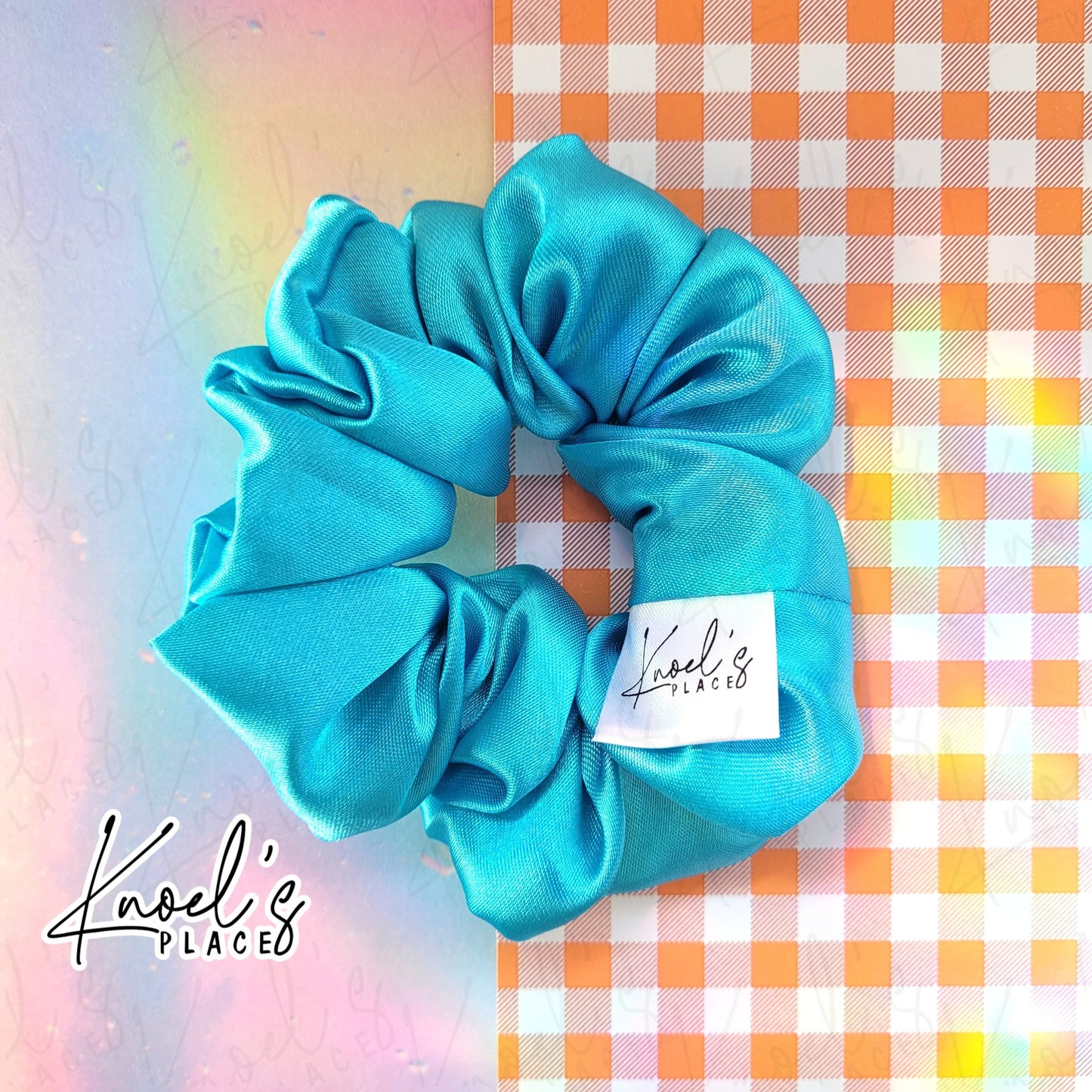 Cloud Soda (Blue) | Neon Picnic Scrunchie | Luxe & Basic Sizes