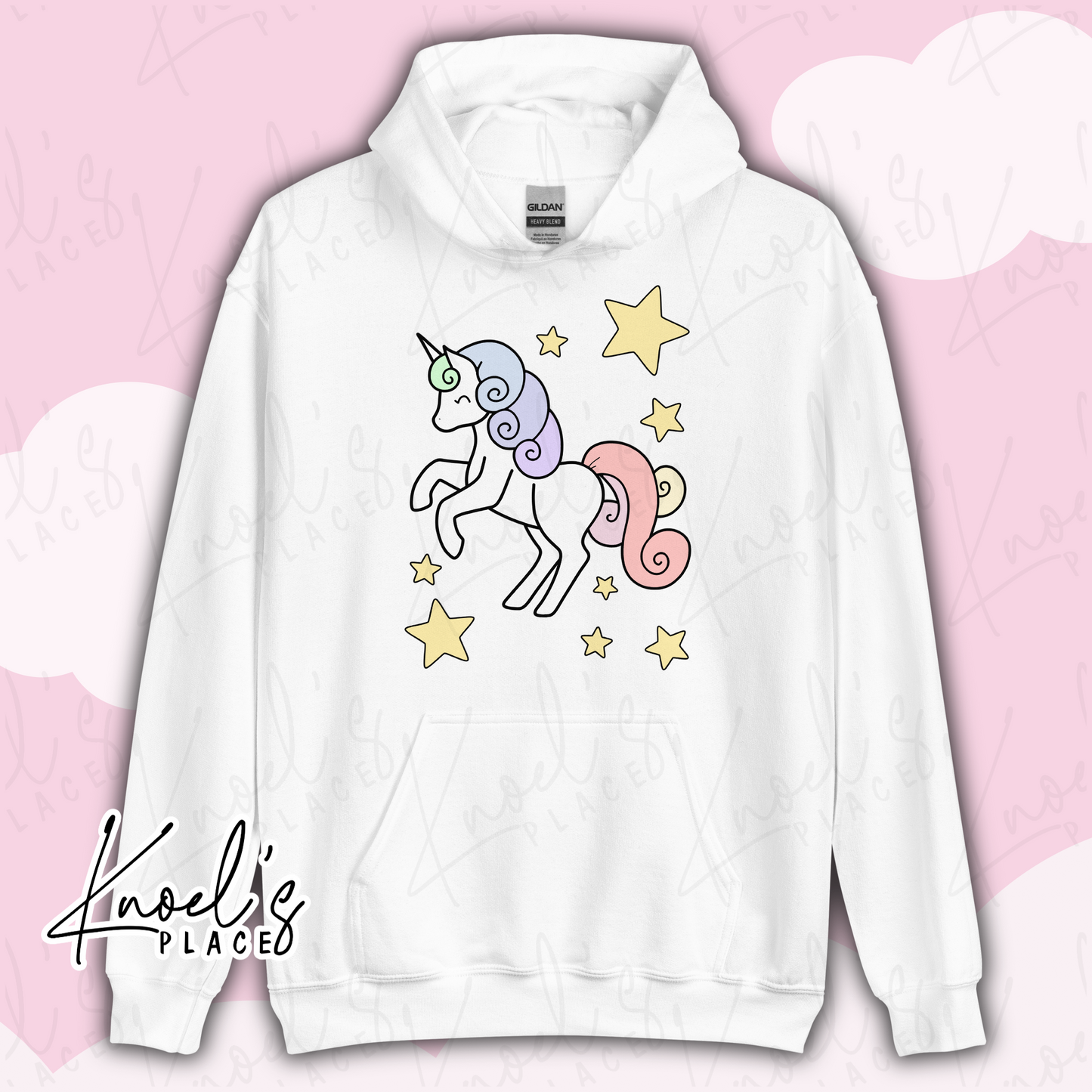 Kawaii Unicorn Unisex Hoodie | Melody