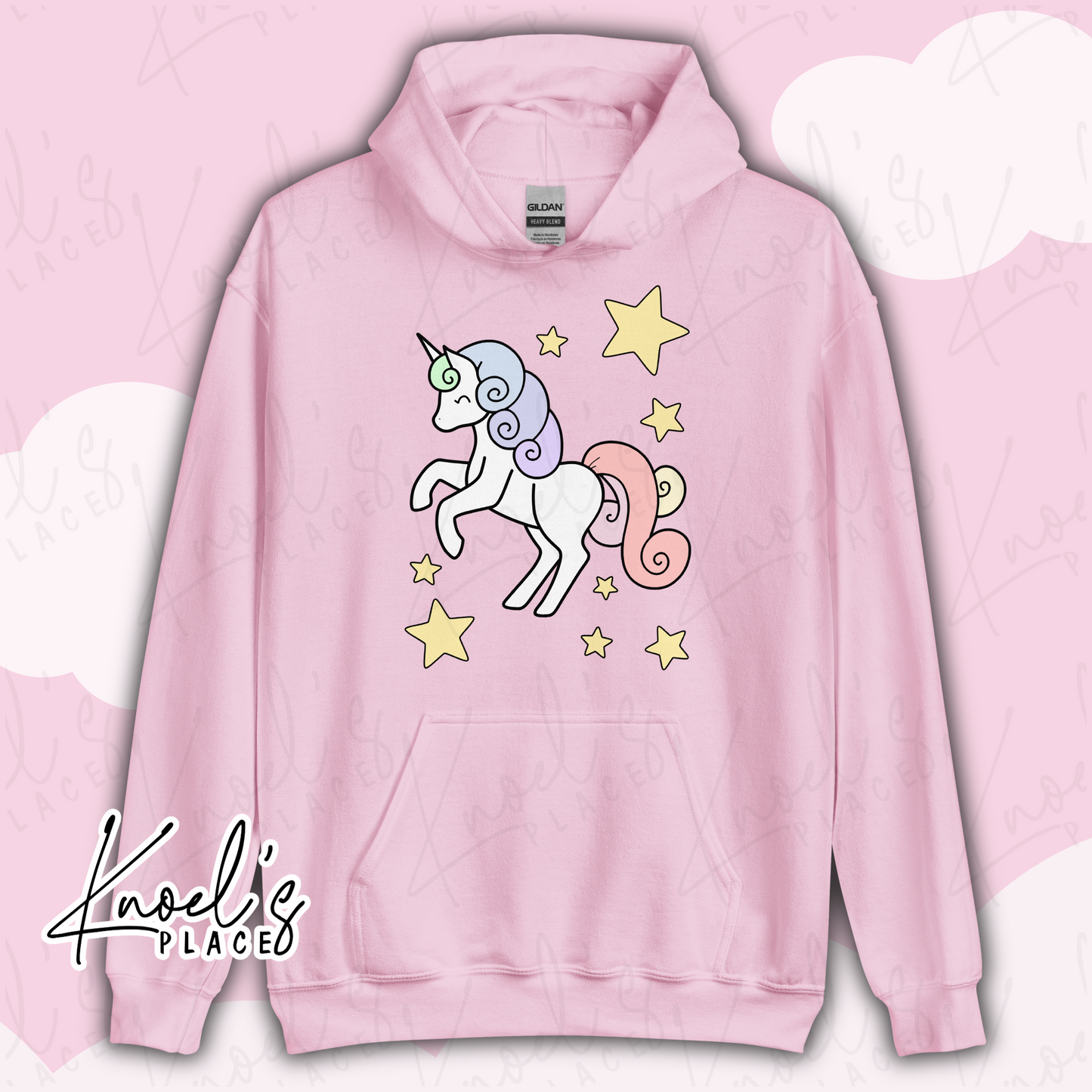 Kawaii Unicorn Unisex Hoodie | Melody