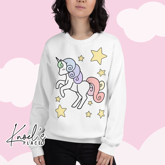 Kawaii Unicorn Unisex Sweatshirt | Melody