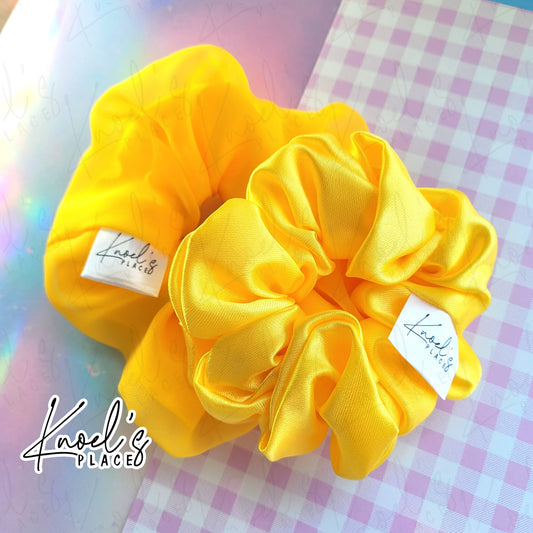 Lemon Curd (Yellow) | Neon Picnic Scrunchie | Luxe & Basic Sizes