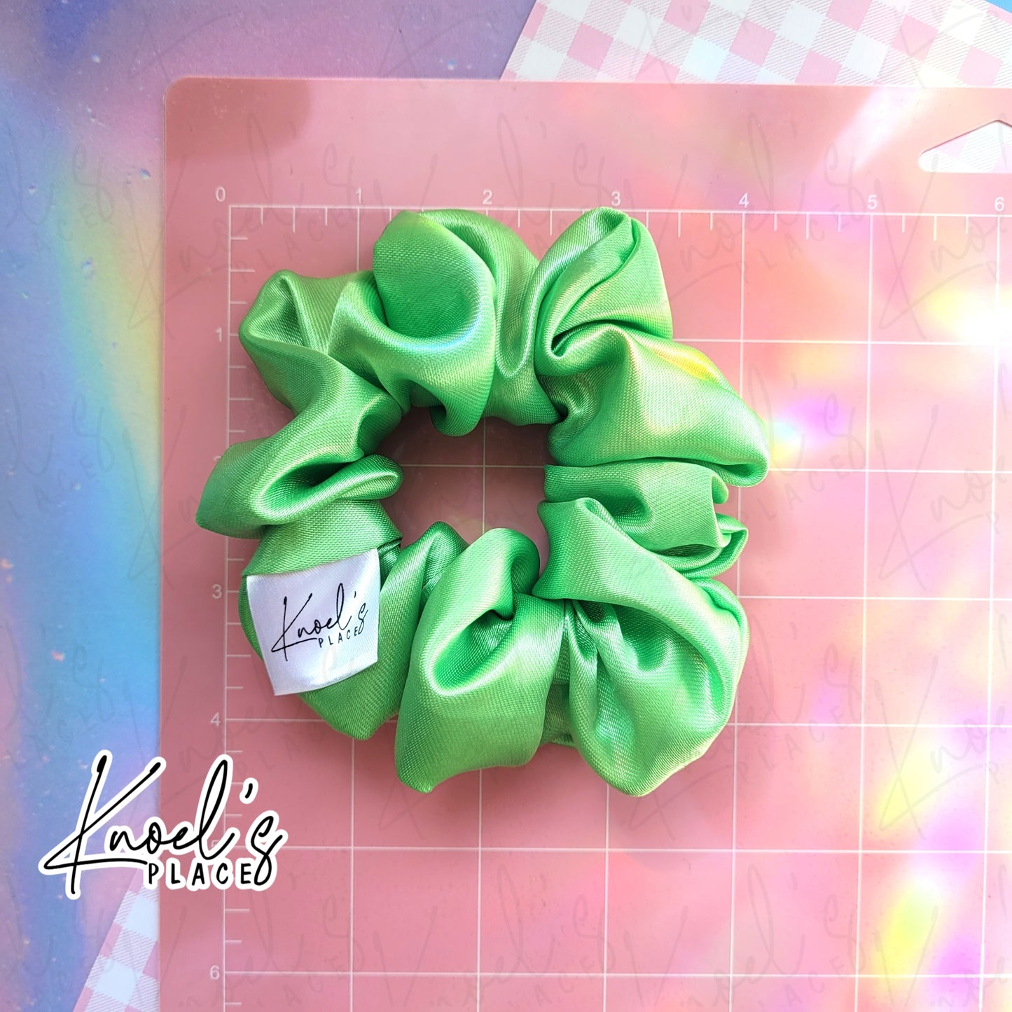 Key Lime Pie (Green) | Neon Picnic Scrunchie | Luxe & Basic Sizes