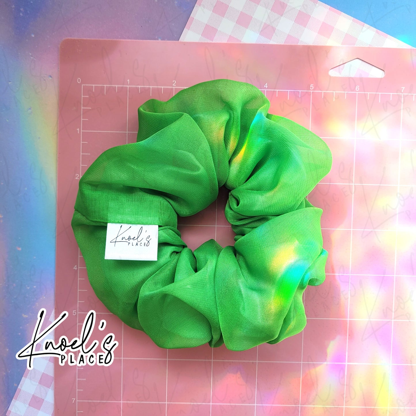 Key Lime Pie (Green) | Neon Picnic Scrunchie | Luxe & Basic Sizes