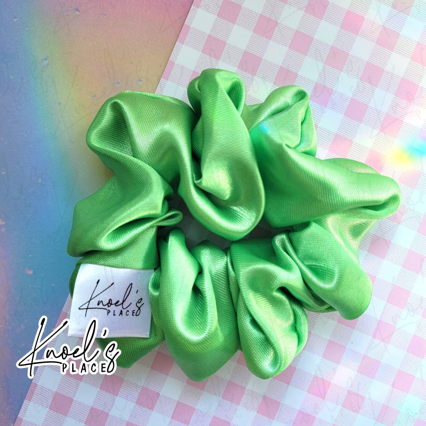 Key Lime Pie (Green) | Neon Picnic Scrunchie | Luxe & Basic Sizes