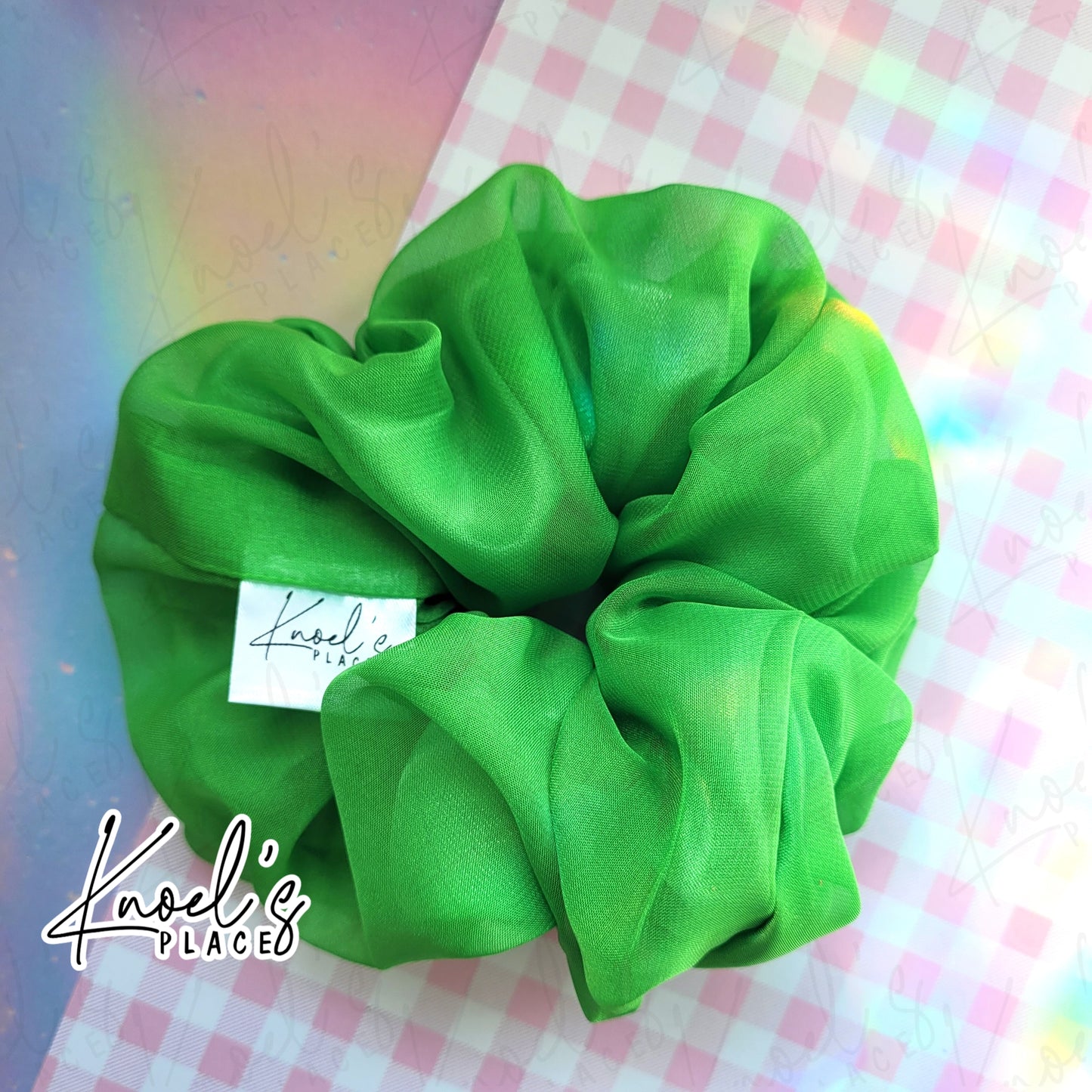 Key Lime Pie (Green) | Neon Picnic Scrunchie | Luxe & Basic Sizes