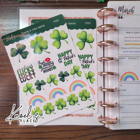 Luck o' the Irish | St. Patrick's Day Sticker Sheet