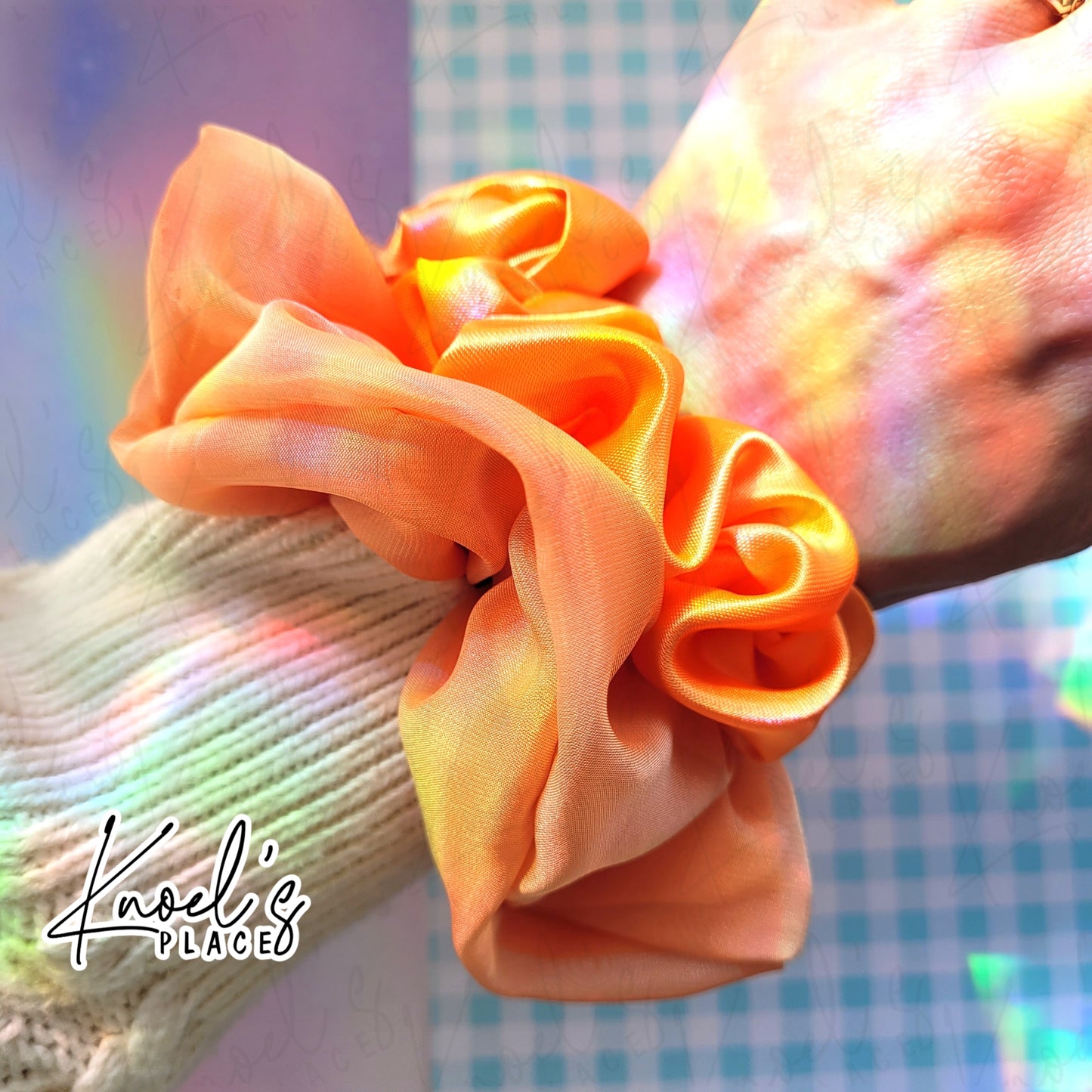 Marmalade (Orange) | Neon Picnic Scrunchie | Luxe & Basic Sizes