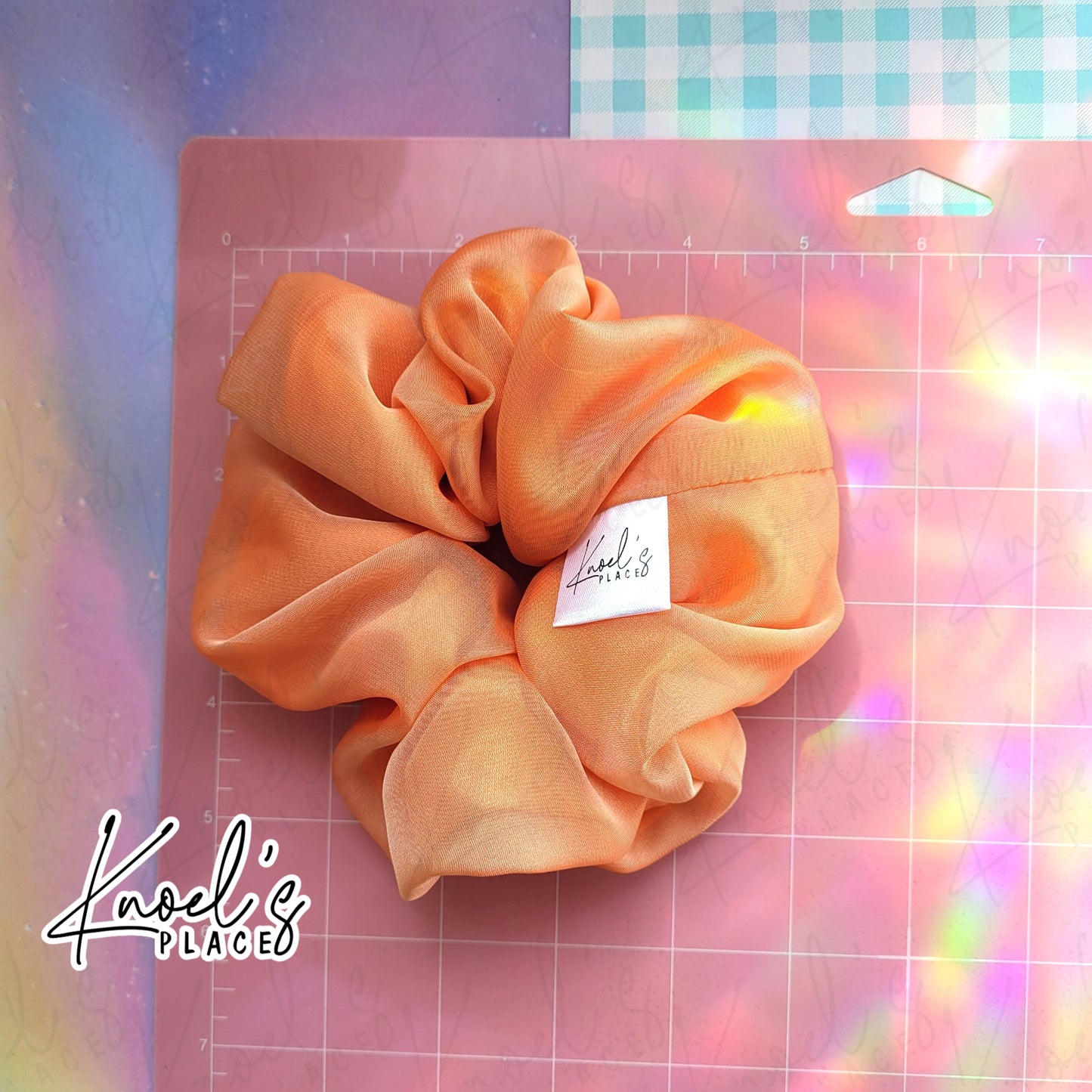 Marmalade (Orange) | Neon Picnic Scrunchie | Luxe & Basic Sizes