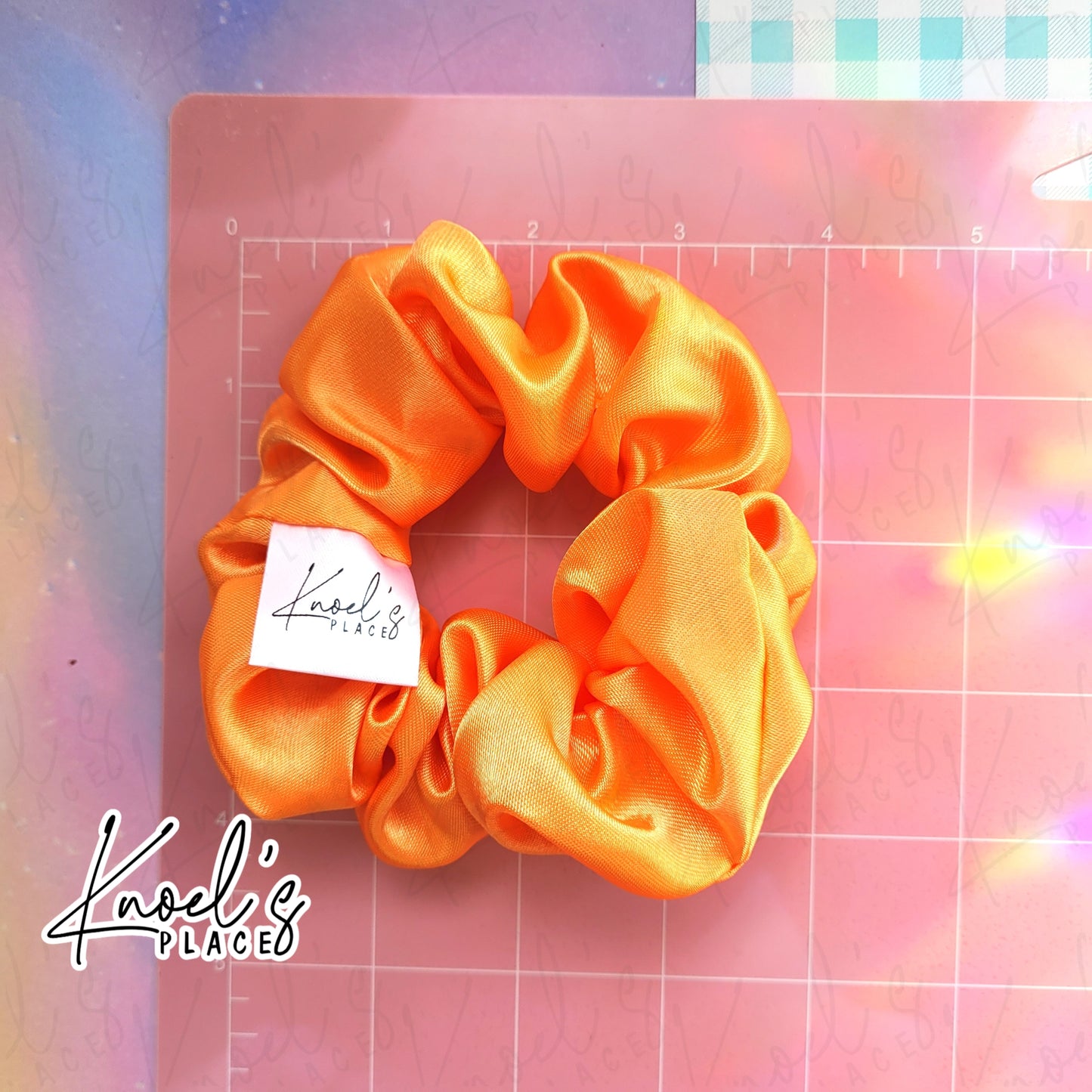Marmalade (Orange) | Neon Picnic Scrunchie | Luxe & Basic Sizes