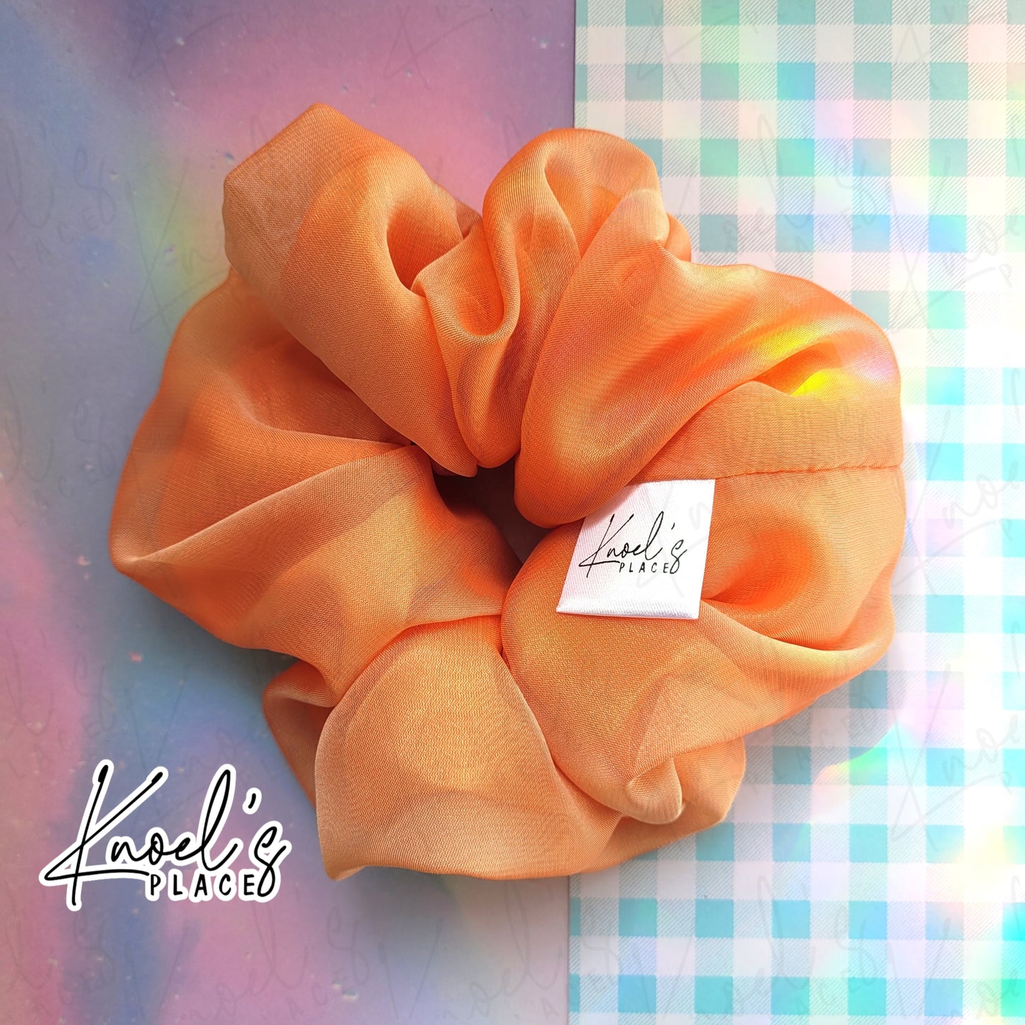 Marmalade (Orange) | Neon Picnic Scrunchie | Luxe & Basic Sizes
