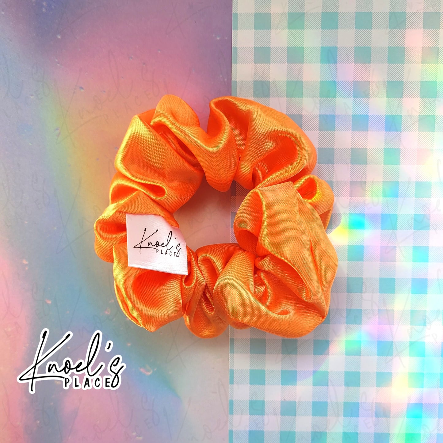Marmalade (Orange) | Neon Picnic Scrunchie | Luxe & Basic Sizes