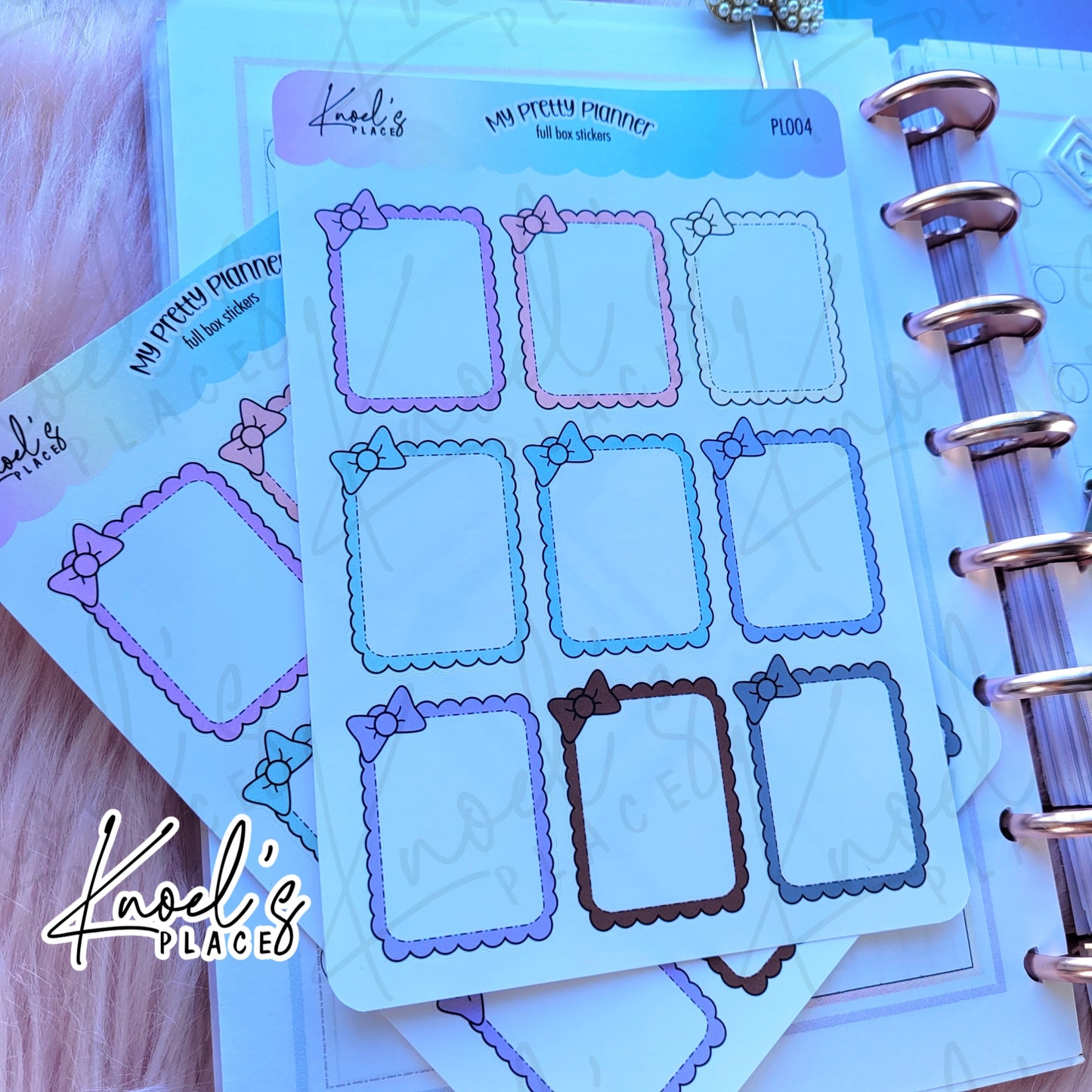 My Pretty Planner Full Box Pastel Sticker Sheet