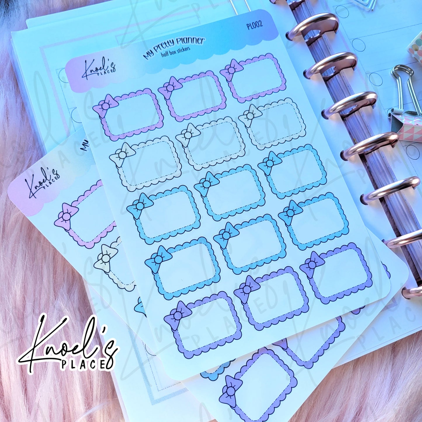My Pretty Planner Half Box Pastel Sticker Sheet