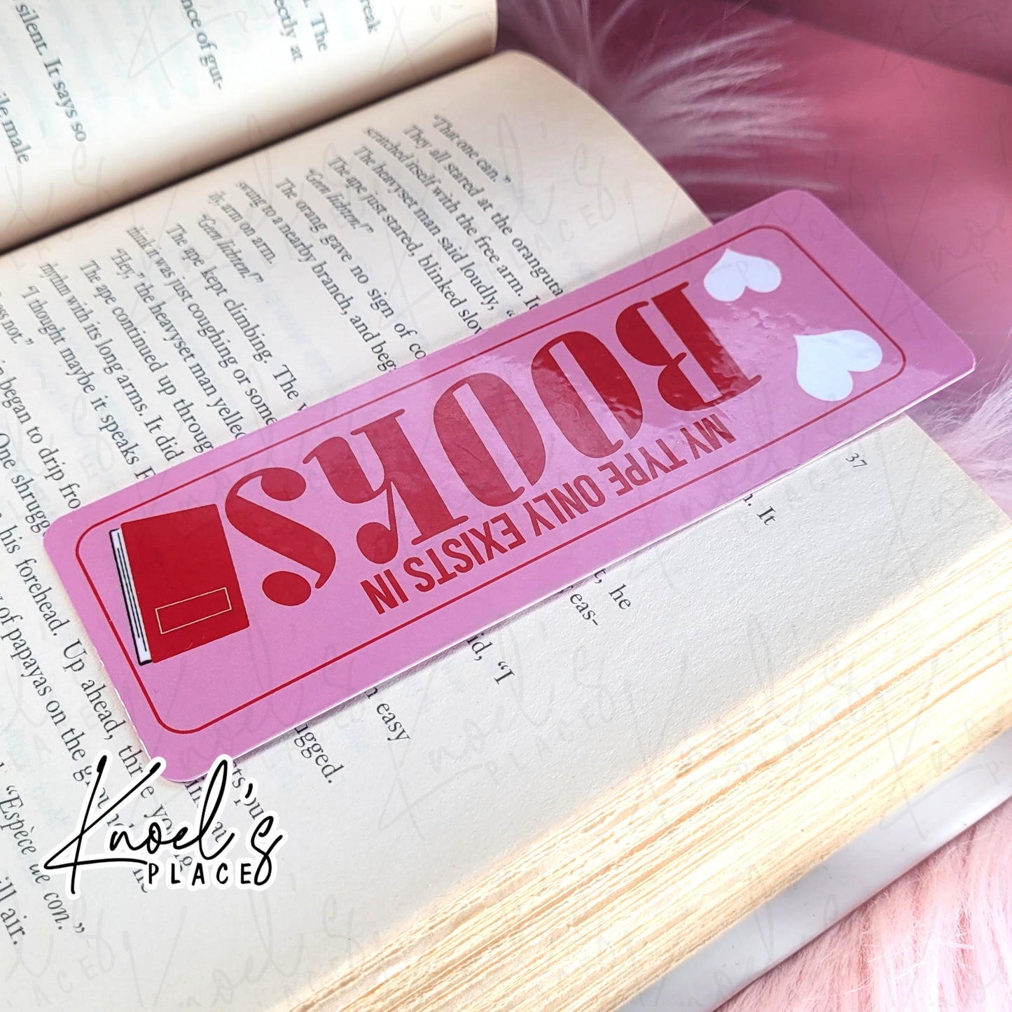 My Type Only Exists in Books Funny Bookmark | Book Boyfriend
