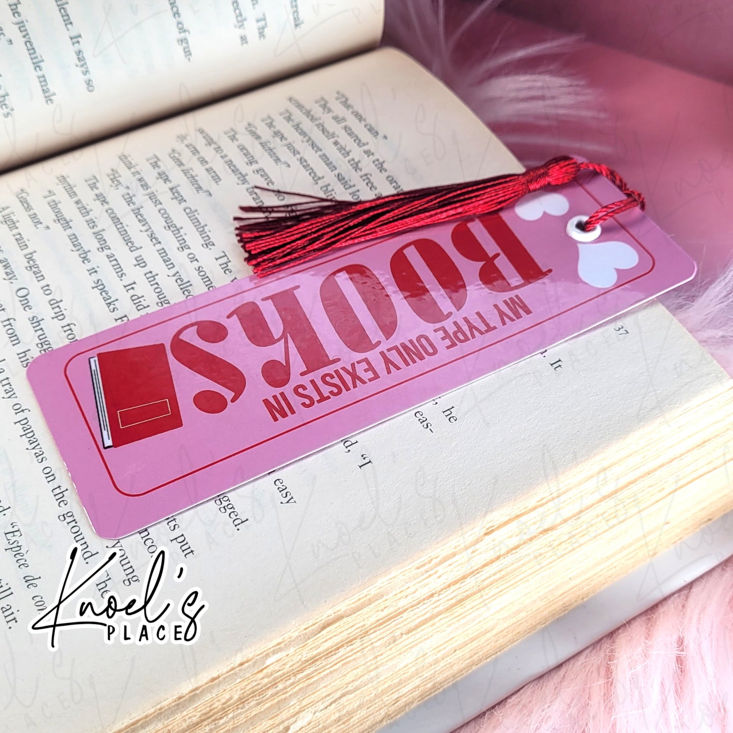 My Type Only Exists in Books Funny Bookmark | Book Boyfriend