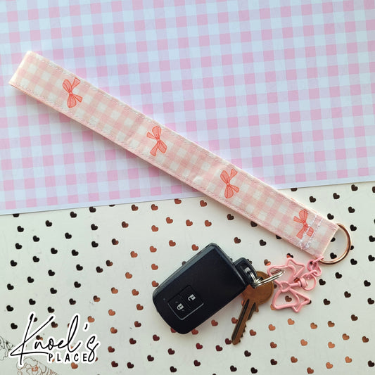 LILY | Handmade Wristlet Keychain Accessory | Stylish Wrist Strap for Keys or Purse