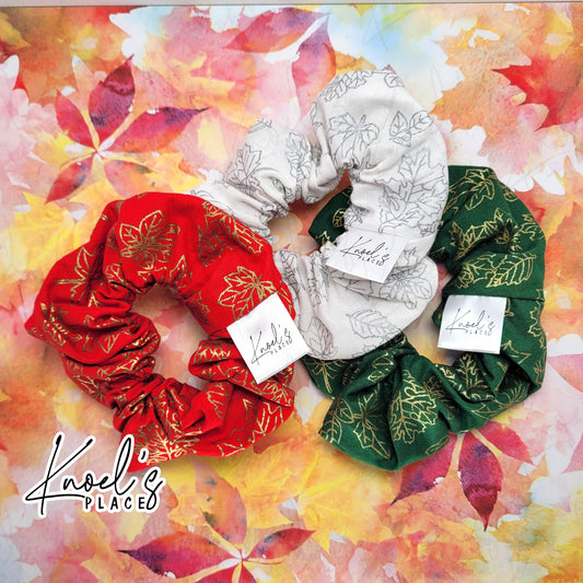 Autumn Foliage | Handmade Cotton Scrunchies