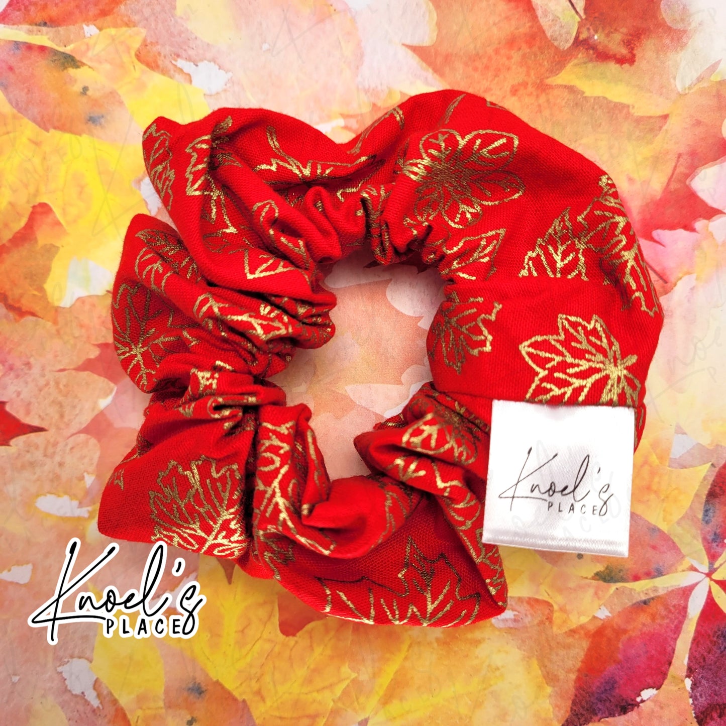 Autumn Foliage | Handmade Cotton Scrunchies