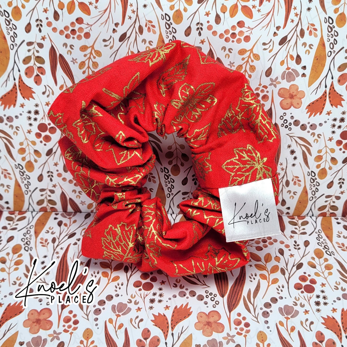 Autumn Foliage | Handmade Cotton Scrunchies