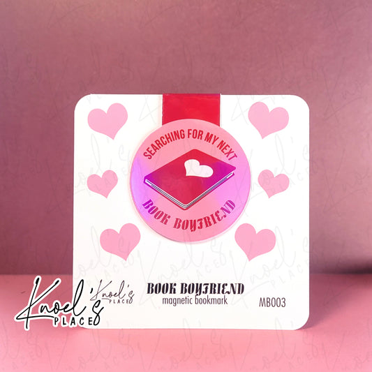 Book Boyfriend Magnetic Bookmark