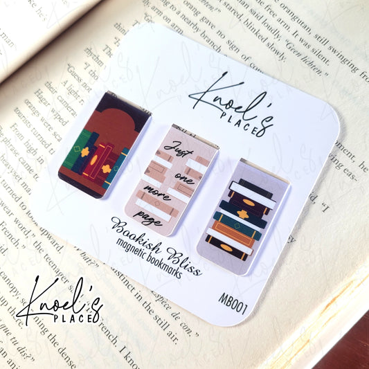 Bookish Bliss Magnetic Bookmark Set