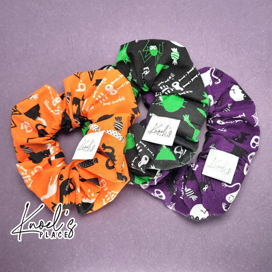 Creepy Cuties | Halloween Handmade Cotton Scrunchies