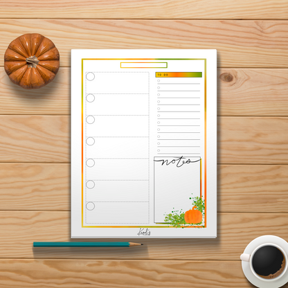 Feel of Fall Weekly Bullet Journal Planner Page