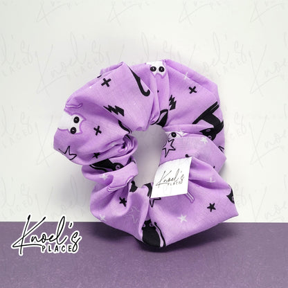 Purr-anormal Paws | Handmade Cotton Scrunchie