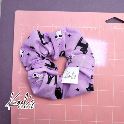 Purr-anormal Paws | Handmade Cotton Scrunchie