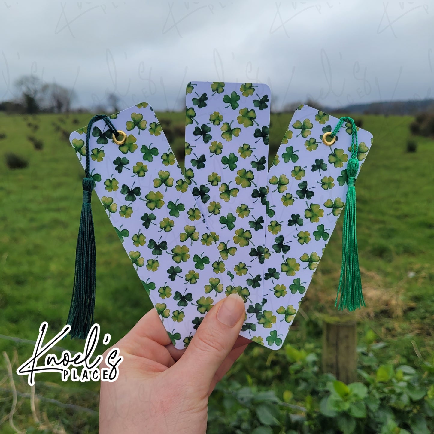 Shamrock Pattern Bookmark