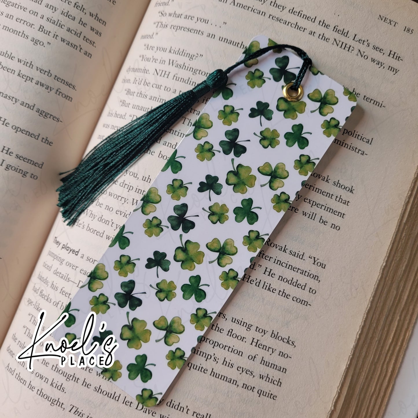 Shamrock Pattern Bookmark