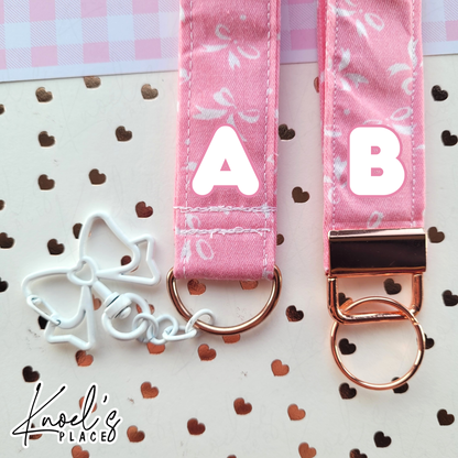 LILY | Handmade Wristlet Keychain Accessory | Stylish Wrist Strap for Keys or Purse