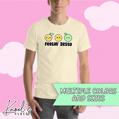 Feelin' Zesty Neon Picnic Citrus Neon Picnic Citrus Unisex T-shirt