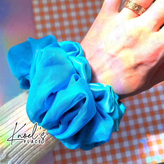 Cloud Soda (Blue) | Neon Picnic Scrunchie | Luxe & Basic Sizes
