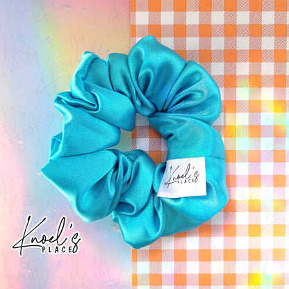 Cloud Soda (Blue) | Neon Picnic Scrunchie | Luxe & Basic Sizes