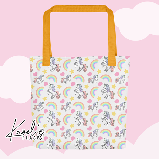 Kawaii Unicorn Pattern Tote bag | Melody