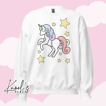 Kawaii Unicorn Unisex Sweatshirt | Melody