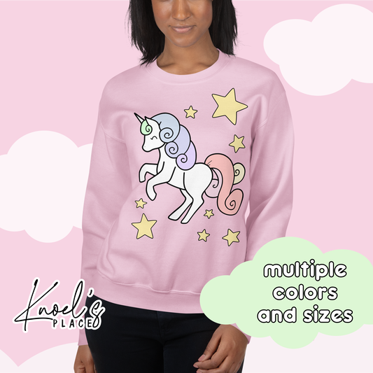 Kawaii Unicorn Unisex Sweatshirt | Melody