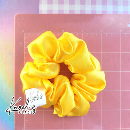 Lemon Curd (Yellow) | Neon Picnic Scrunchie | Luxe & Basic Sizes