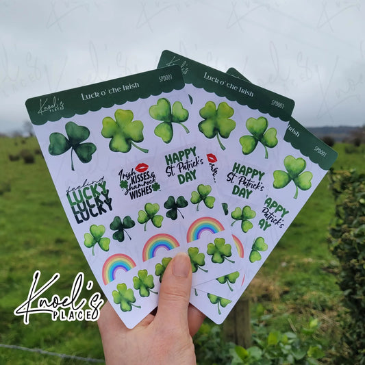 Luck o' the Irish | St. Patrick's Day Sticker Sheet